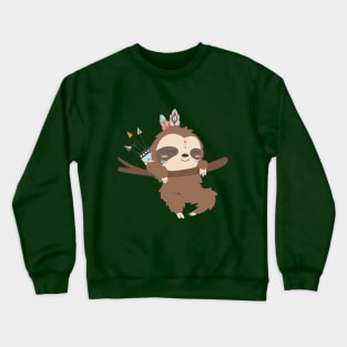 happy Sloth Crewneck Sweatshirt